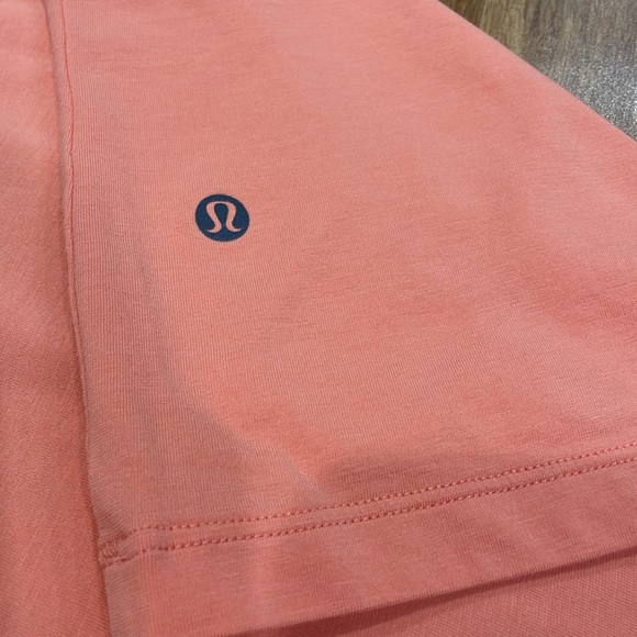 NWT Lululemon Zeroed In Short Sleeve Shirt Mens Size XL Color Coral Kiss - Picture 11 of 14